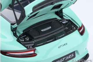 PORSCHE 911 (991.2) GT3 RS (mint green)  AUTOart 1:18