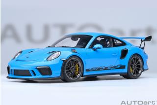 PORSCHE 911 (991.2) GT3 RS 2017 ( RIVIERA BLUE ) AUTOart 1:18 Composite