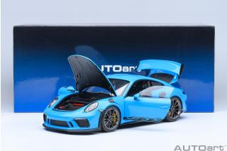 PORSCHE 911 (991.2) GT3 RS 2017 ( RIVIERA BLUE ) AUTOart 1:18 Composite