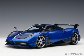 PAGANI HUAYRA BC 2016 (BLUE/CARBON) (COMPOSITE MODEL/FULL OPENINGS) AUTOart 1:18