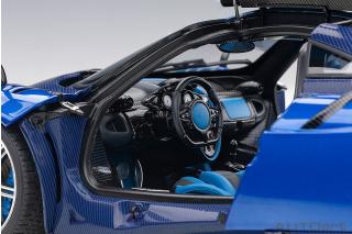 PAGANI HUAYRA BC 2016 (BLUE/CARBON) (COMPOSITE MODEL/FULL OPENINGS) AUTOart 1:18