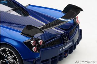 PAGANI HUAYRA BC 2016 (BLUE/CARBON) (COMPOSITE MODEL/FULL OPENINGS) AUTOart 1:18