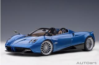 PAGANI HUAYRA ROADSTER 2017 (BLUE FRANCIA) (COMPOSITE MODEL/FULL OPENINGS) AUTOart 1:18