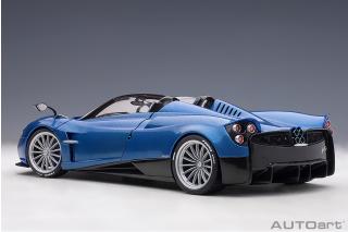 PAGANI HUAYRA ROADSTER 2017 (BLUE FRANCIA) (COMPOSITE MODEL/FULL OPENINGS) AUTOart 1:18