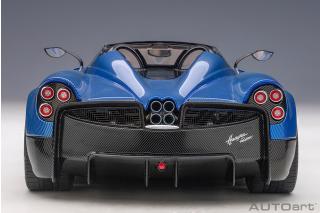 PAGANI HUAYRA ROADSTER 2017 (BLUE FRANCIA) (COMPOSITE MODEL/FULL OPENINGS) AUTOart 1:18