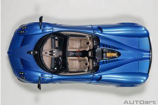 PAGANI HUAYRA ROADSTER 2017 (BLUE FRANCIA) (COMPOSITE MODEL/FULL OPENINGS) AUTOart 1:18