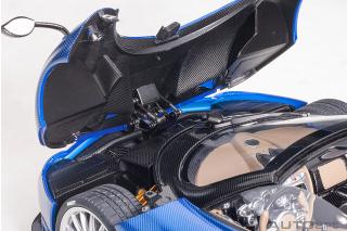 PAGANI HUAYRA ROADSTER 2017 (BLUE FRANCIA) (COMPOSITE MODEL/FULL OPENINGS) AUTOart 1:18