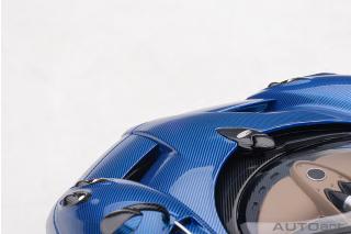 PAGANI HUAYRA ROADSTER 2017 (BLUE FRANCIA) (COMPOSITE MODEL/FULL OPENINGS) AUTOart 1:18