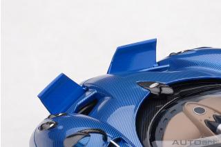 PAGANI HUAYRA ROADSTER 2017 (BLUE FRANCIA) (COMPOSITE MODEL/FULL OPENINGS) AUTOart 1:18