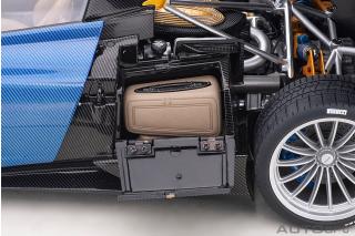 PAGANI HUAYRA ROADSTER 2017 (BLUE FRANCIA) (COMPOSITE MODEL/FULL OPENINGS) AUTOart 1:18