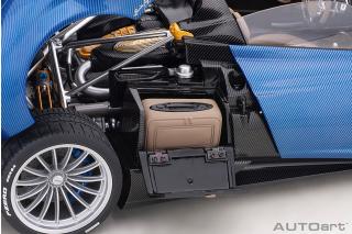 PAGANI HUAYRA ROADSTER 2017 (BLUE FRANCIA) (COMPOSITE MODEL/FULL OPENINGS) AUTOart 1:18