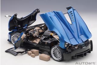 PAGANI HUAYRA ROADSTER 2017 (BLUE FRANCIA) (COMPOSITE MODEL/FULL OPENINGS) AUTOart 1:18