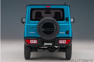 Suzuki Jimny 2018 (JB64)(660cc/RHD) (brisk blue metallic/bluish black pearl metallic roof) (composite model/full openings) AUTOart 1:18