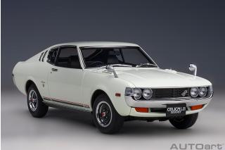 Toyota Celica Liftback 2000 GT (RA25) 1973 (white) (composite model/full openings)  AUTOart 1:18