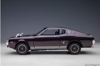 Toyota Celica Liftback 2000 GT (RA25) 1973 (dark purple metallic) (composite model/full openings)  AUTOart 1:18