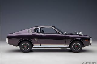 Toyota Celica Liftback 2000 GT (RA25) 1973 (dark purple metallic) (composite model/full openings)  AUTOart 1:18