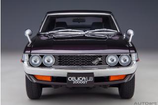 Toyota Celica Liftback 2000 GT (RA25) 1973 (dark purple metallic) (composite model/full openings)  AUTOart 1:18