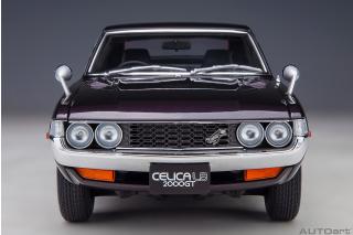 Toyota Celica Liftback 2000 GT (RA25) 1973 (dark purple metallic) (composite model/full openings)  AUTOart 1:18