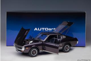 Toyota Celica Liftback 2000 GT (RA25) 1973 (dark purple metallic) (composite model/full openings)  AUTOart 1:18