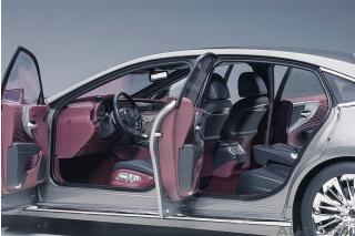 Lexus LS 500h 2018 (manganese luster metallic/ crimson & black interior) (composite model/full openings) AUTOart 1:18