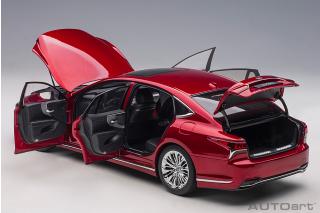 Lexus LS 500h 2018 (morello red metallic/black interior) (composite model/full openings) AUTOart 1:18