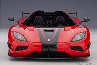 Koenigsegg Agera RS 2015 (chilli red/carbon black/black accents) (composite model/full openings) AUTOart 1:18