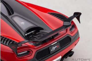 Koenigsegg Agera RS 2015 (chilli red/carbon black/black accents) (composite model/full openings) AUTOart 1:18