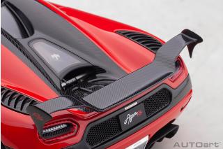 Koenigsegg Agera RS 2015 (chilli red/carbon black/black accents) (composite model/full openings) AUTOart 1:18