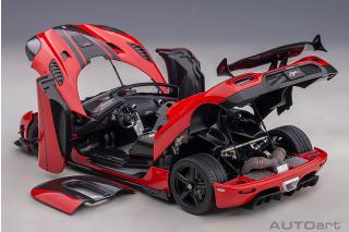 Koenigsegg Agera RS 2015 (chilli red/carbon black/black accents) (composite model/full openings) AUTOart 1:18