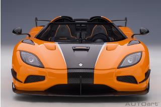 Koenigsegg Agera RS 2015 (cone orange/carbon black/ silver accents) (composite model/full openings) AUTOart 1:18