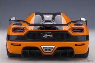 Koenigsegg Agera RS 2015 (cone orange/carbon black/ silver accents) (composite model/full openings) AUTOart 1:18