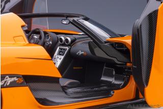 Koenigsegg Agera RS 2015 (cone orange/carbon black/ silver accents) (composite model/full openings) AUTOart 1:18