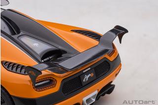 Koenigsegg Agera RS 2015 (cone orange/carbon black/ silver accents) (composite model/full openings) AUTOart 1:18