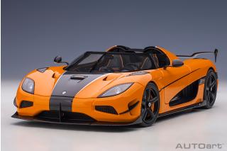 Koenigsegg Agera RS 2015 (cone orange/carbon black/ silver accents) (composite model/full openings) AUTOart 1:18