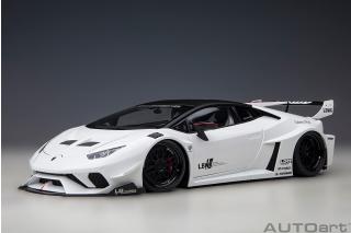 LIBERTY WALK LB SILHOUETTE WORKS HURACAN GT (WHITE)  AUTOart 1:18