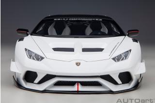 LIBERTY WALK LB SILHOUETTE WORKS HURACAN GT (WHITE)  AUTOart 1:18