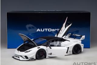 LIBERTY WALK LB SILHOUETTE WORKS HURACAN GT (WHITE)  AUTOart 1:18