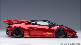 LIBERTY WALK LB SILHOUETTE WORKS HURACAN GT (RED) AUTOart 1:18