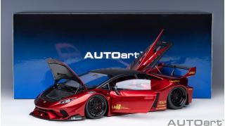 LIBERTY WALK LB SILHOUETTE WORKS HURACAN GT (RED) AUTOart 1:18