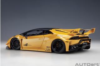 LIBERTY WALK LB SILHOUETTE WORKS HURACAN GT (METALLIC YELLOW) AUTOart 1:18