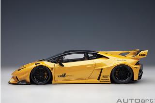 LIBERTY WALK LB SILHOUETTE WORKS HURACAN GT (METALLIC YELLOW) AUTOart 1:18