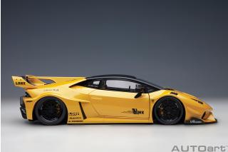 LIBERTY WALK LB SILHOUETTE WORKS HURACAN GT (METALLIC YELLOW) AUTOart 1:18