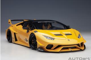 LIBERTY WALK LB SILHOUETTE WORKS HURACAN GT (METALLIC YELLOW) AUTOart 1:18