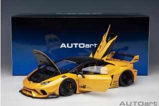 LIBERTY WALK LB SILHOUETTE WORKS HURACAN GT (METALLIC YELLOW) AUTOart 1:18