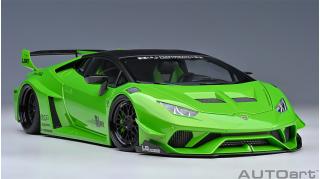 LIBERTY WALK LB SILHOUETTE WORKS HURACAN GT (PEARL GREEN) AUTOart 1:18