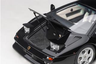 Lamborghini Diablo SE30 1993 (deep black metallic) (composite model/full openings) interior red AUTOart 1:18