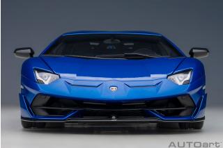 Lamborghini Aventador SVJ 2019 (blu Nethuns / metallic blue) (composite model/full openings) AUTOart 1:18