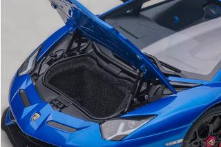 Lamborghini Aventador SVJ 2019 (blu Nethuns / metallic blue) (composite model/full openings) AUTOart 1:18