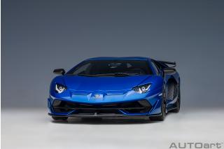 Lamborghini Aventador SVJ 2019 (blu Nethuns / metallic blue) (composite model/full openings) AUTOart 1:18