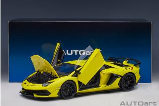 Lamborghini Aventador SVJ 2019 (giallo tenerife/pearl yellow) (composite model/full openings) AUTOart 1:18